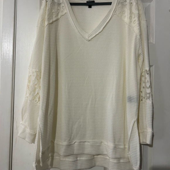 Torrid White Knit Sweater - Picture 1 of 4